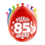 Ballonnen 85 jaar party 30cm | 8 stuks