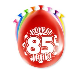 Balloons 85 years Party 30cm | 8 pieces Balloons 85 years Party 30cm | 8 pieces