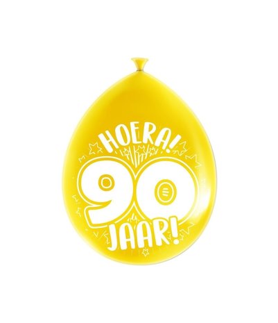 Paper Dreams Balloons 90 years party 30cm | 8 pieces Paper Dreams Balloons 90 years party 30cm | 8 pieces