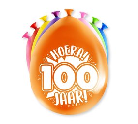 Balloons 100 years party 30cm | 8 pieces Balloons 100 years party 30cm | 8 pieces