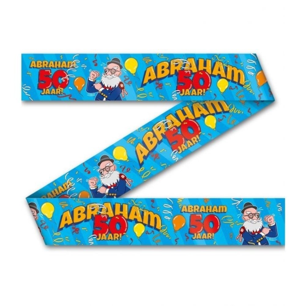 Sales ribbon 50 years Abraham Cartoon | 12 MTR Sales ribbon 50 years Abraham Cartoon | 12 MTR