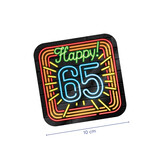 Coasters Happy 65 Néon | 6 morceaux