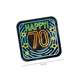 Coasters Happy 70 Neon | 6 pieces