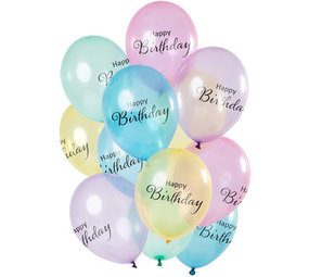 Balloon Set Happy Birthday Pastel | 12 pieces Balloon Set Happy Birthday Pastel | 12 pieces