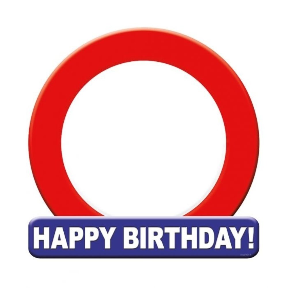 Huldeschild Happy Birthday | per stuk Huldeschild Happy Birthday | per stuk