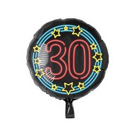 Paper Dreams Ballon d'hélium 30 ans néon | 45 cm Paper Dreams Ballon d'hélium 30 ans néon | 45 cm