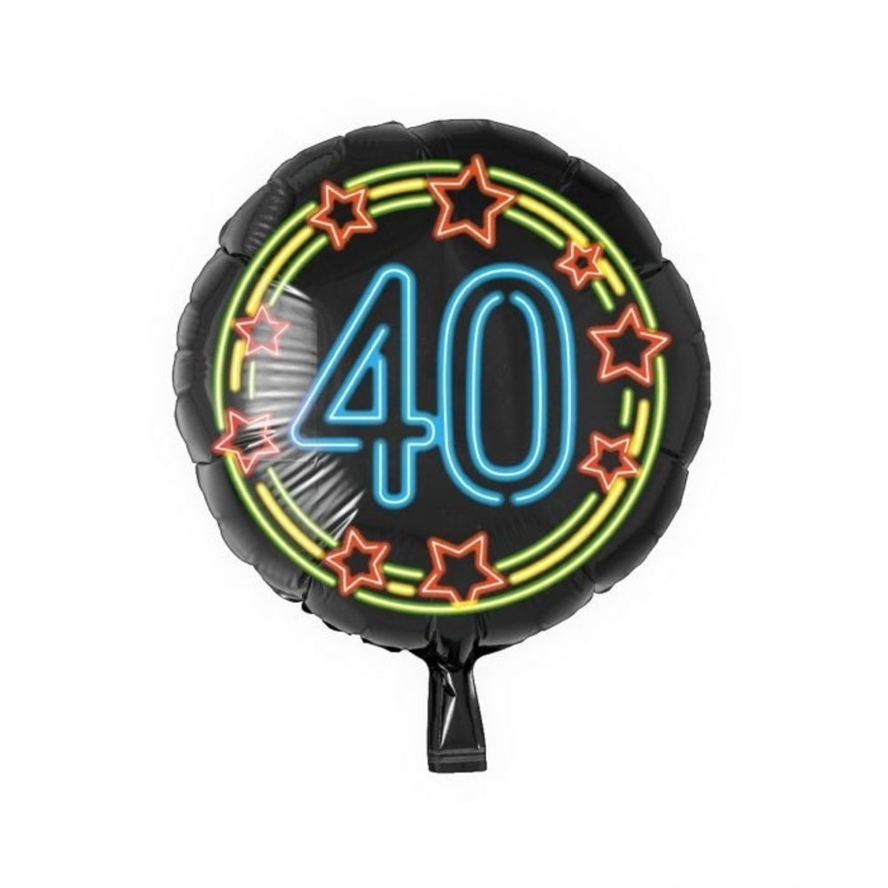 40 år 3D Heliumballong 68cm