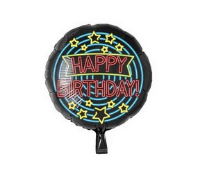 Paper Dreams Ballon d'hélium Joyeux anniversaire néon | 45 cm Paper Dreams Ballon d'hélium Joyeux anniversaire néon | 45 cm