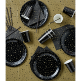 Paper Dreams Ensemble de table noir et or | 41 partie Paper Dreams Ensemble de table noir et or | 41 partie