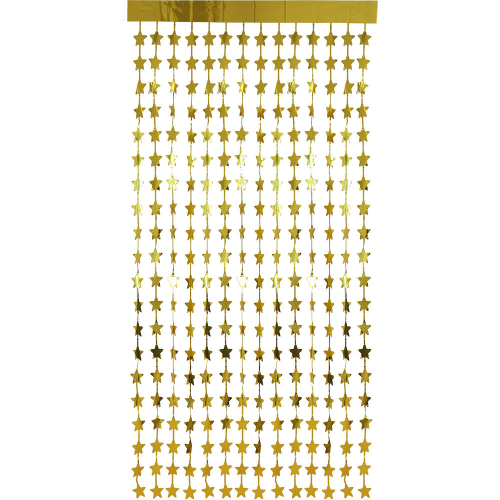Folat Türvorhang Gold Stars | 200x100cm Folat Türvorhang Gold Stars | 200x100cm