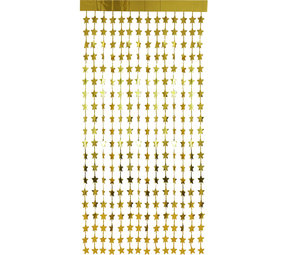Folat Door curtain gold stars | 200x100cm Folat Door curtain gold stars | 200x100cm