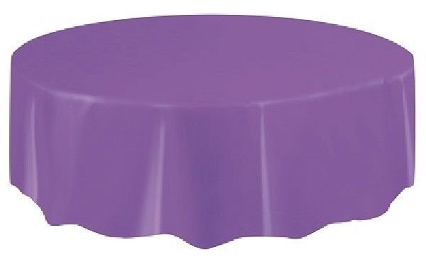 Unique Party Tablecloth around Pretty Purple | 213cm Unique Party Tablecloth around Pretty Purple | 213cm