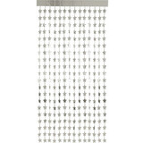 Folat Door curtain silver stars 200x100cm Folat Door curtain silver stars 200x100cm