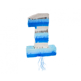 Godan Pinata pull cijfer 1 blauw-zilver | per stuk Godan Pinata pull cijfer 1 blauw-zilver | per stuk