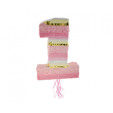 Godan Pinata Pull number 1 Pink-Gold | per Unit