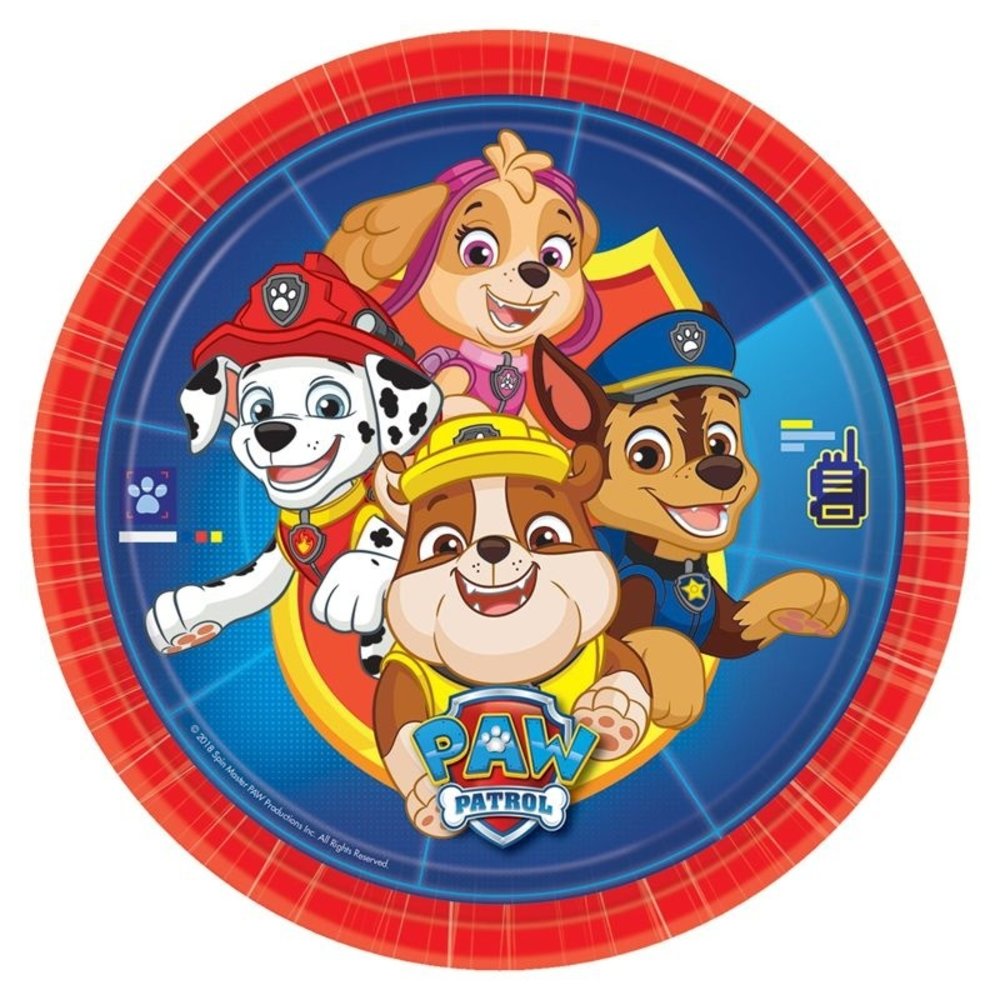 Amscan Forfait de fête Paw Patrol | 8 personnes Amscan Forfait de fête Paw Patrol | 8 personnes
