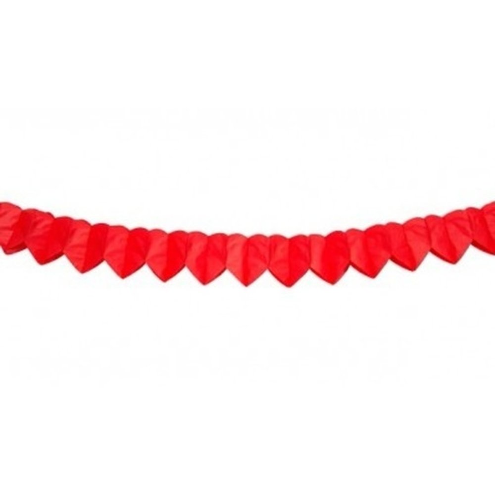 Globos Nordic Red Slingers Hearts Paper 2 Pieces | 250cm
