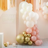 Ginger Ray Perzik en gouden ballon boog kit | per stuk Ginger Ray Perzik en gouden ballon boog kit | per stuk