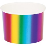 Creative Converting Treat bowl of rainbow 266ml | 6 pieces