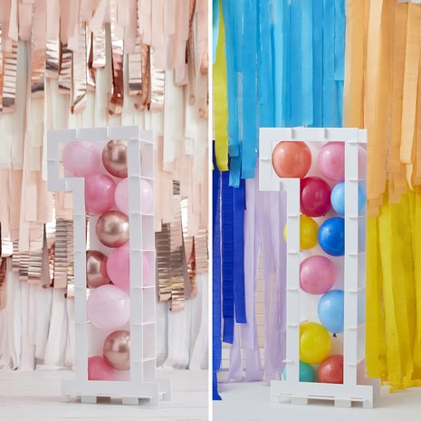 Ginger Ray Luftballons Mosaic Standard Nummer 1 | pro Einheit Ginger Ray Luftballons Mosaic Standard Nummer 1 | pro Einheit