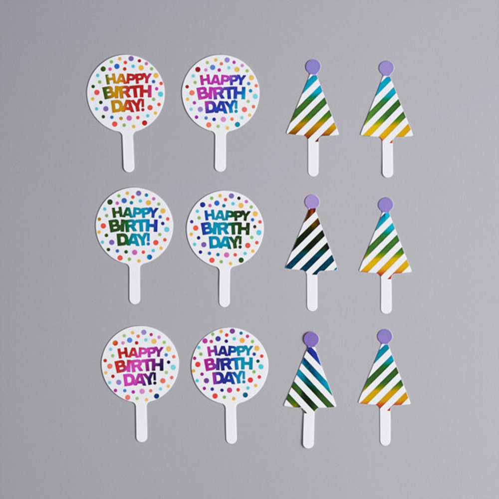 Creative Converting Regenboog Top Pestler - Cupcake | 12 Stücke Creative Converting Regenboog Top Pestler - Cupcake | 12 Stücke