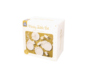 Paper Dreams Tischset Gold und Weiß 41 Stücke Paper Dreams Tischset Gold und Weiß 41 Stücke