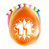 Paper Dreams Balloons 11 Years Party 30cm | 8 pieces Paper Dreams Balloons 11 Years Party 30cm | 8 pieces