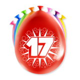 Paper Dreams Luftballons 17 Jahre Party 30 cm | 8 Stücke