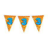 Paper Dreams Flag -Linie Singer 3 Jahre Party | 10 Meter