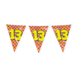 Paper Dreams Flag -Linie Singer 13 Jahre Party | 10 Meter