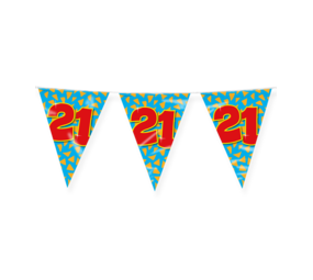 Paper Dreams Flag -Linie Singer 21 Jahre Party | 10 Meter