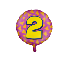 Paper Dreams Heliumballon Zahl 2  Party | 45 cm