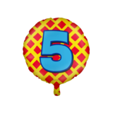 Paper Dreams Helium balloon 5 years party | 45cm Paper Dreams Helium balloon 5 years party | 45cm