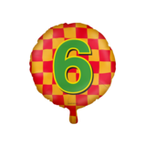 Paper Dreams Heliumballon 6 Jahre Party | 45 cm Paper Dreams Heliumballon 6 Jahre Party | 45 cm
