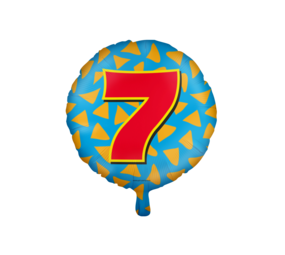 Paper Dreams Heliumballon 7 Jahre Party | 45 cm Paper Dreams Heliumballon 7 Jahre Party | 45 cm