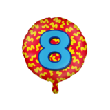Paper Dreams Heliumballon 8 Jahre Party | 45 cm Paper Dreams Heliumballon 8 Jahre Party | 45 cm