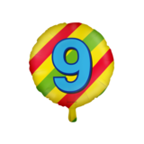 Paper Dreams Heliumballon 9 Jahre Party | 45 cm Paper Dreams Heliumballon 9 Jahre Party | 45 cm