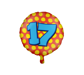 Paper Dreams Heliumballon 17 Jahre Party | 45 cm Paper Dreams Heliumballon 17 Jahre Party | 45 cm