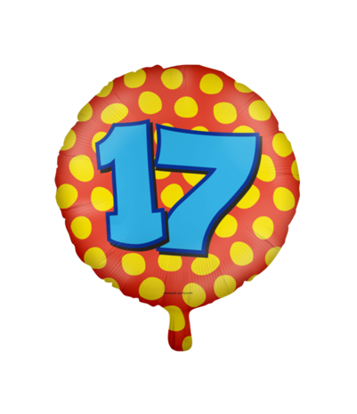 Paper Dreams Helium balloon 17 years party | 45cm