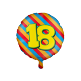 Paper Dreams Helium ballon 18 jaar party | 45cm Paper Dreams Helium ballon 18 jaar party | 45cm