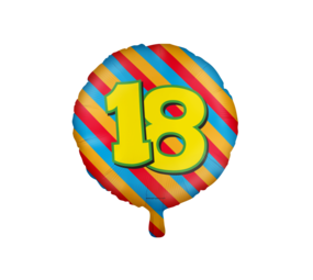 Paper Dreams Heliumballon 18 Jahre Party | 45 cm