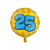 Paper Dreams Heliumballon 25 Jahre Party | 45 cm Paper Dreams Heliumballon 25 Jahre Party | 45 cm