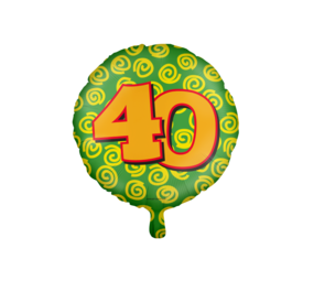 Paper Dreams Helium Balloon 40 ans Partie | 45 cm