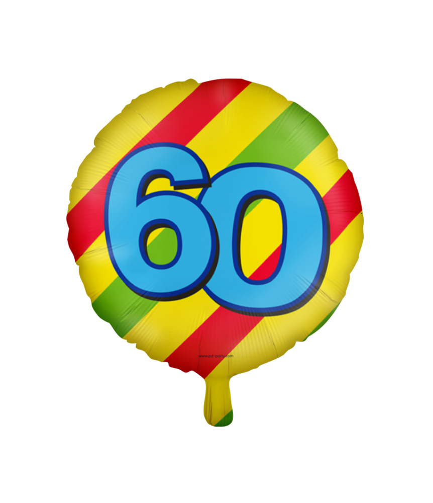 Paper Dreams Helium Ballon 60 Jahre Party | 45 cm Paper Dreams Helium Ballon 60 Jahre Party | 45 cm