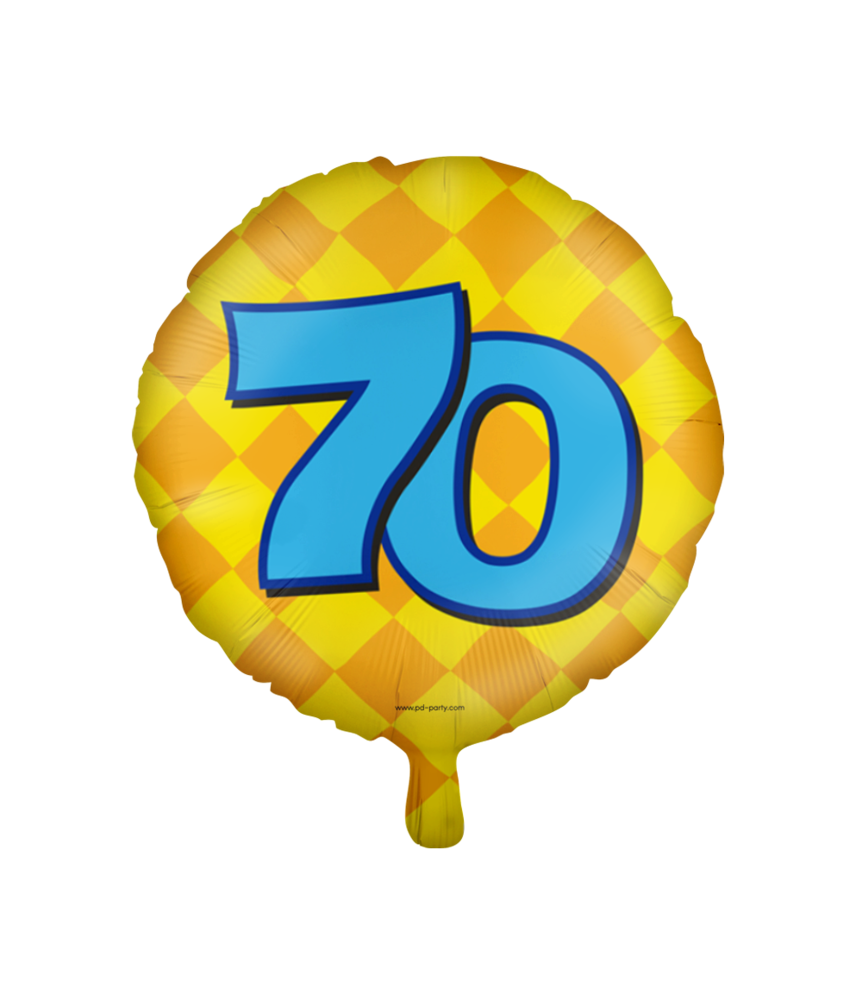 Paper Dreams Helium ballon 70 jaar party | 45cm Paper Dreams Helium ballon 70 jaar party | 45cm