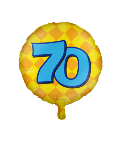Paper Dreams Helium ballon 70 jaar party | 45cm Paper Dreams Helium ballon 70 jaar party | 45cm