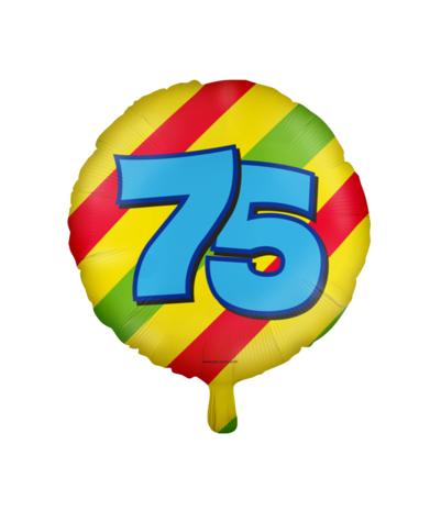 Paper Dreams Helium Balloon 75 ans Partie | 45 cm Paper Dreams Helium Balloon 75 ans Partie | 45 cm