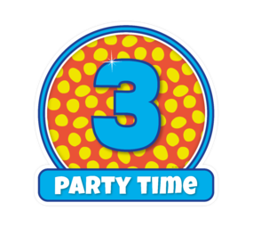 Paper Dreams Türbrett 3 Jahre Party | 50 cm Paper Dreams Türbrett 3 Jahre Party | 50 cm