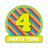 Paper Dreams Deurbord 4 jaar party | 50cm