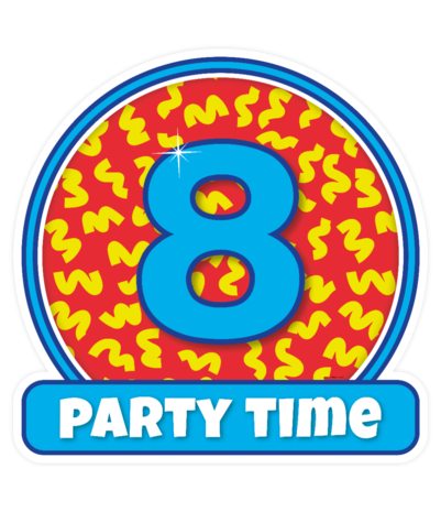 Paper Dreams Doorboard 8 years party | 50cm Paper Dreams Doorboard 8 years party | 50cm